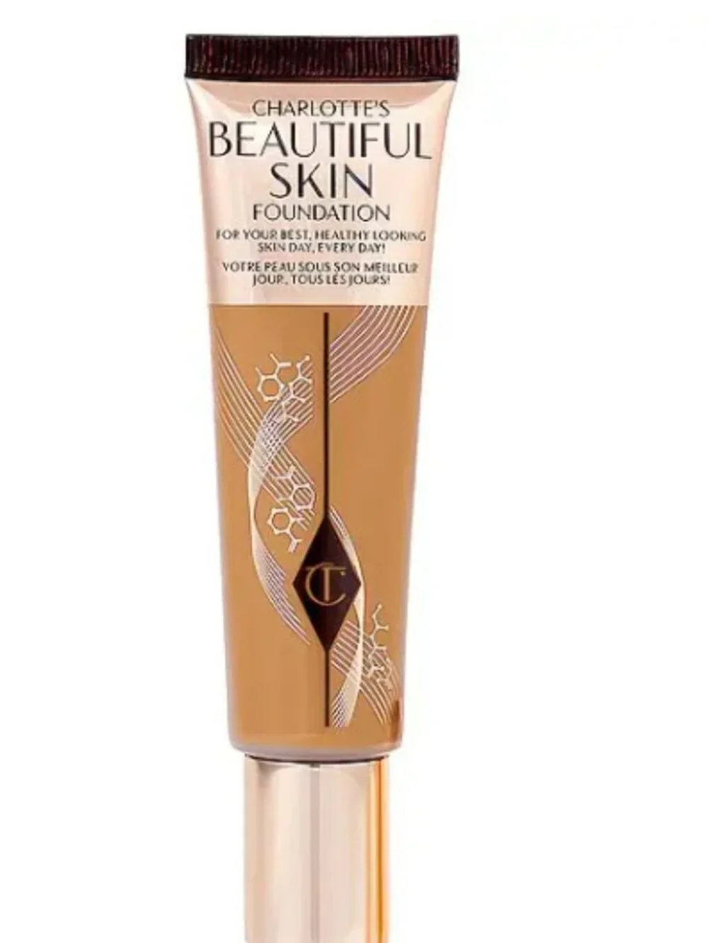 Charlotte Tilbury Beautiful Skin Foundation 10Warm Medium Coverage‎ Radiant